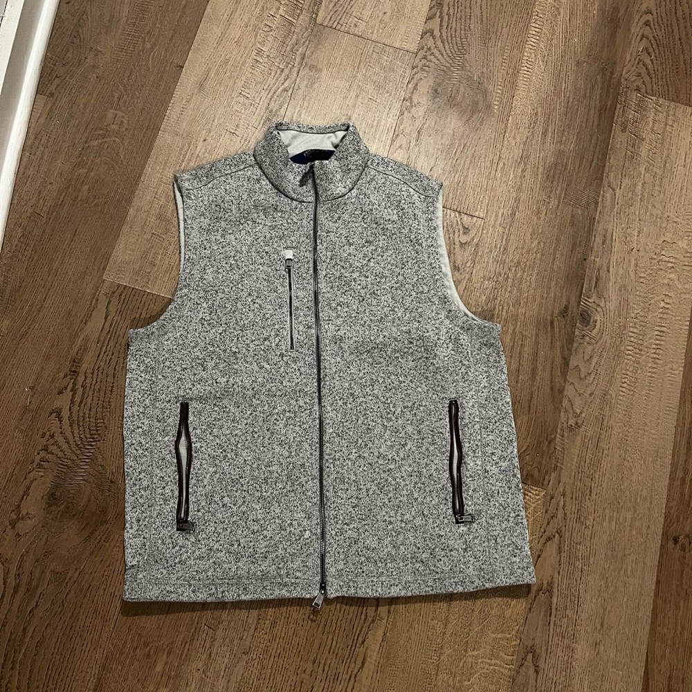 Men's Large Polo Ralph Lauren Golf Gray Vest